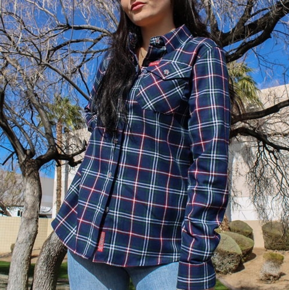 DIXXON Torrance Flannel Women's Medium EUC w/Tag